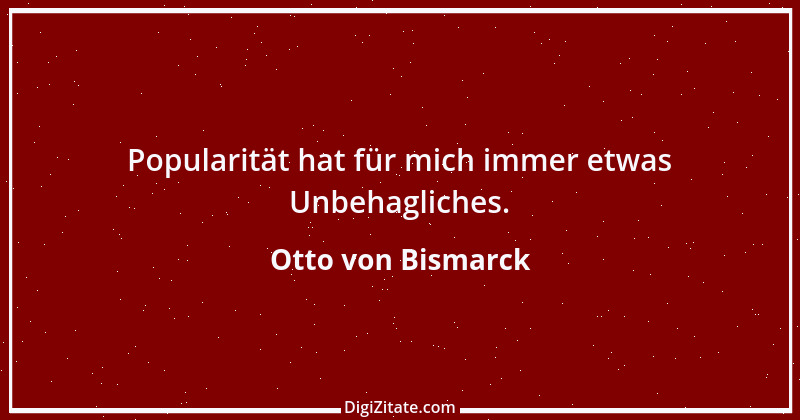 Zitat von Otto von Bismarck 16