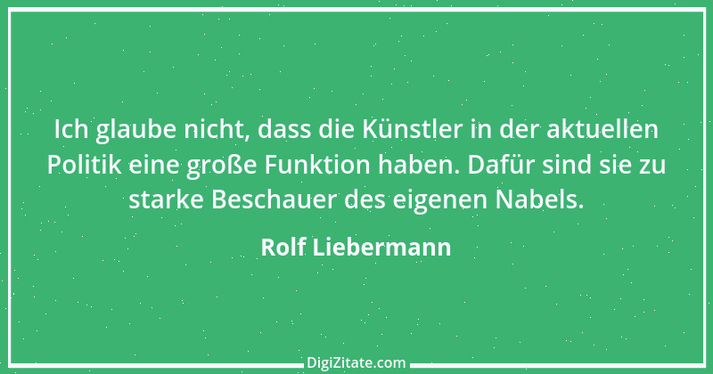 Zitat von Rolf Liebermann 1