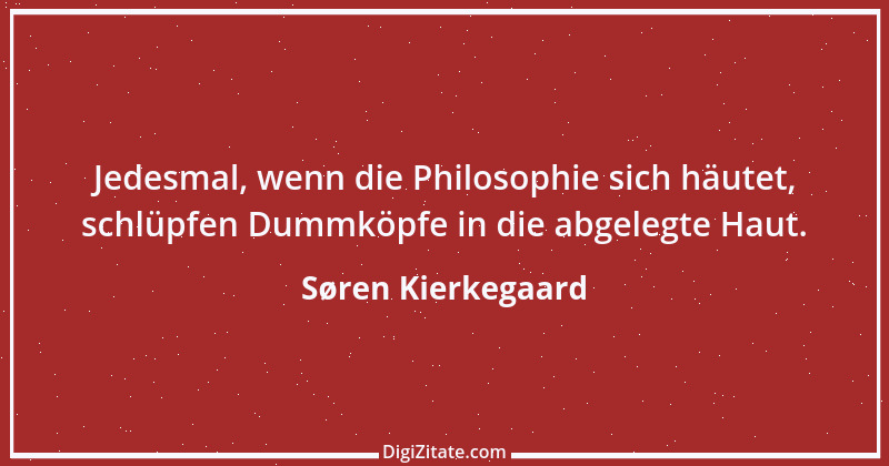 Zitat von Søren Kierkegaard 61