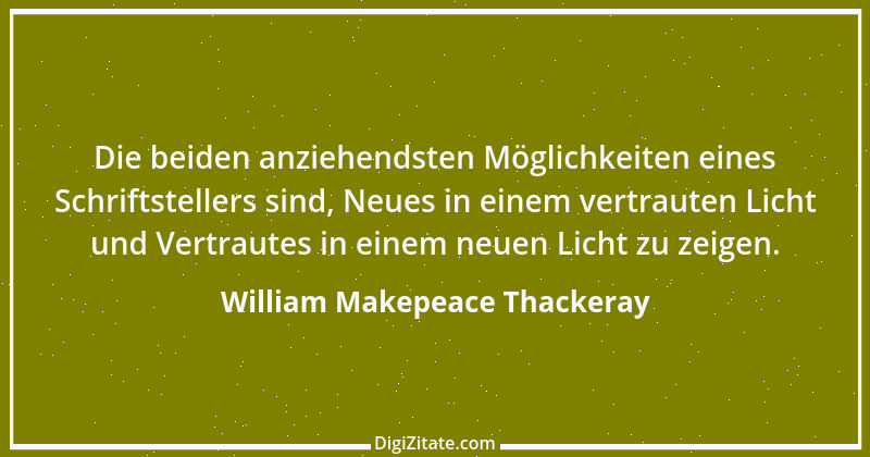 Zitat von William Makepeace Thackeray 54