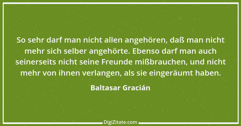 Zitat von Baltasar Gracián 124