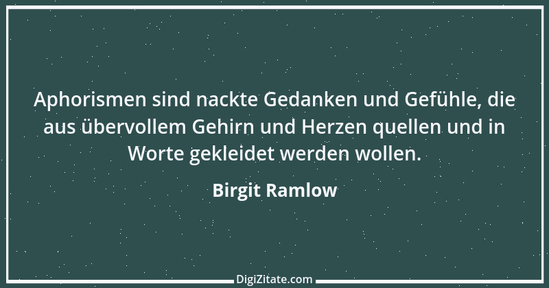 Zitat von Birgit Ramlow 10