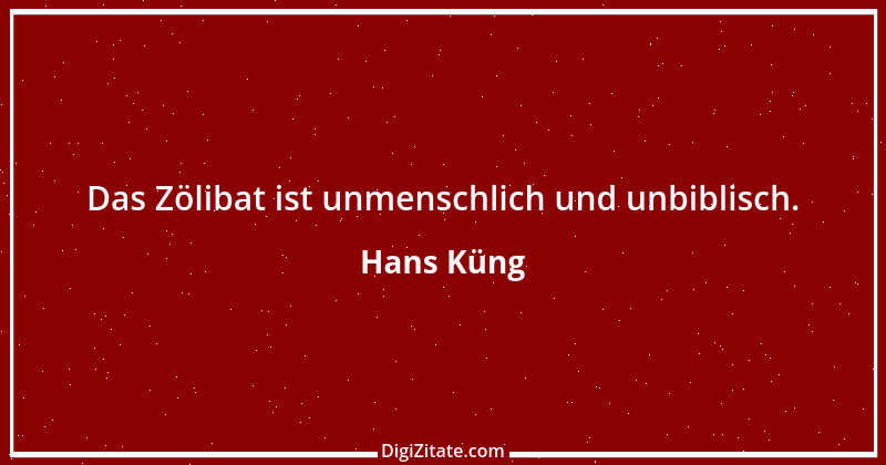 Zitat von Hans Küng 2