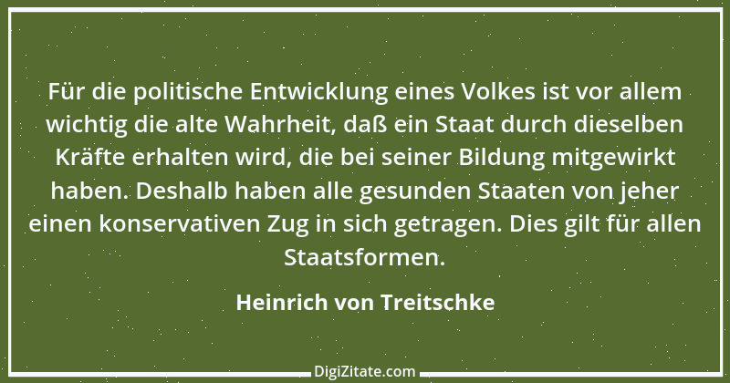 Zitat von Heinrich von Treitschke 28