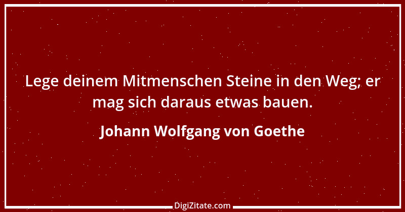 Zitat von Johann Wolfgang von Goethe 2319