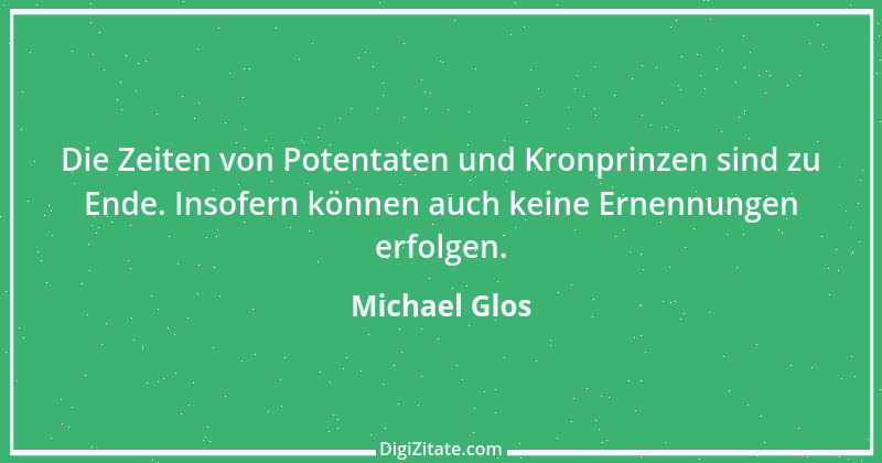 Zitat von Michael Glos 11