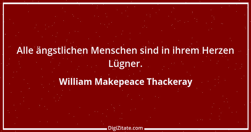 Zitat von William Makepeace Thackeray 55