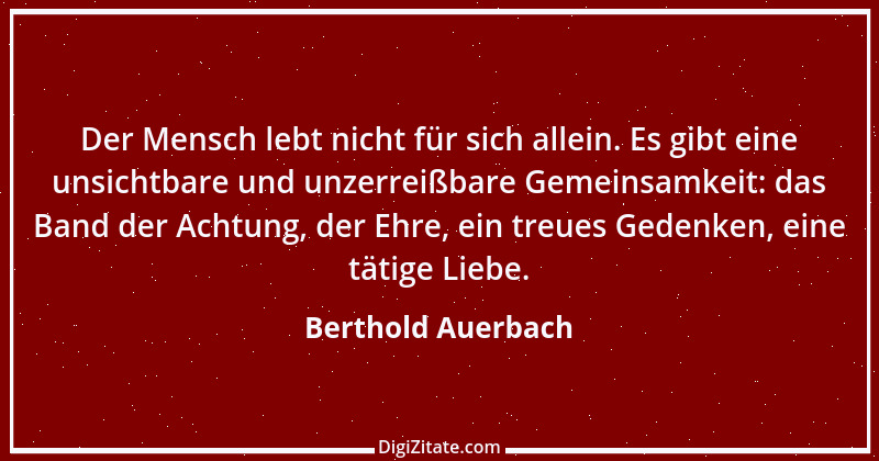 Zitat von Berthold Auerbach 165