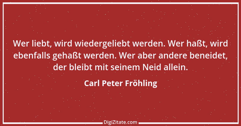 Zitat von Carl Peter Fröhling 37