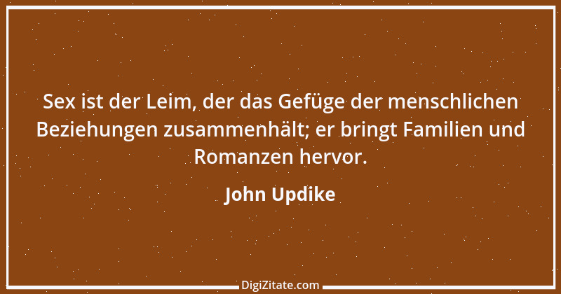 Zitat von John Updike 13