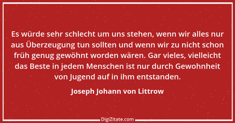 Zitat von Joseph Johann von Littrow 2