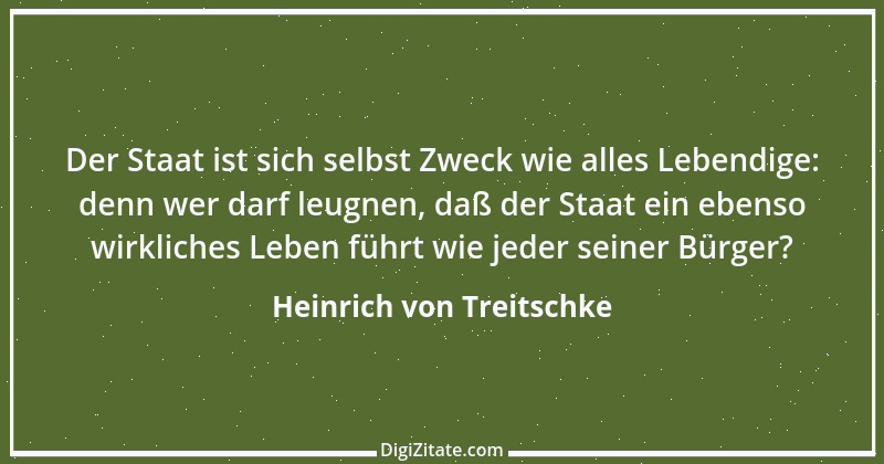 Zitat von Heinrich von Treitschke 30