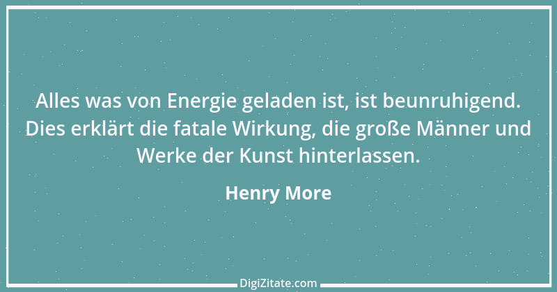 Zitat von Henry More 1