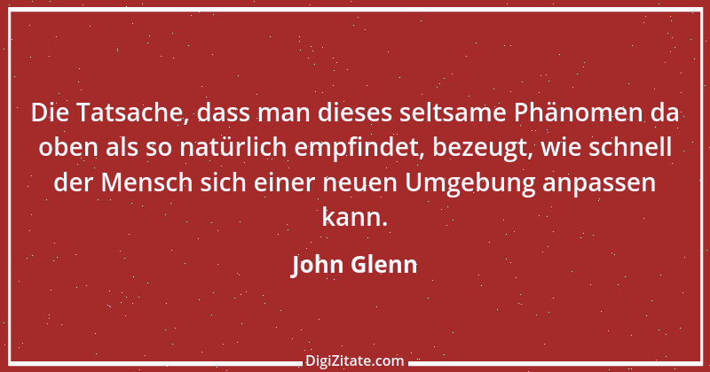 Zitat von John Glenn 2