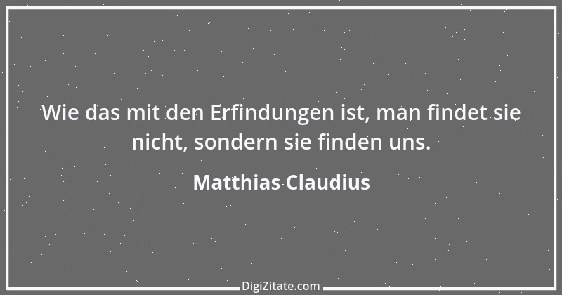 Zitat von Matthias Claudius 19