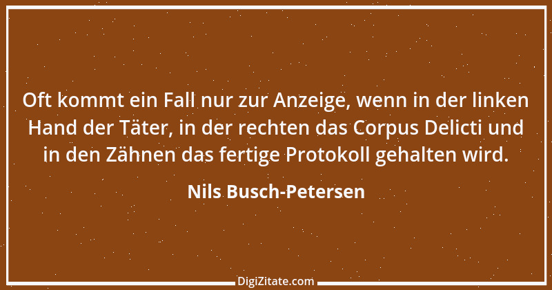 Zitat von Nils Busch-Petersen 1