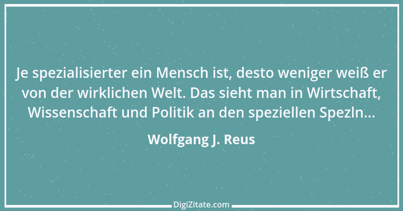 Zitat von Wolfgang J. Reus 1161