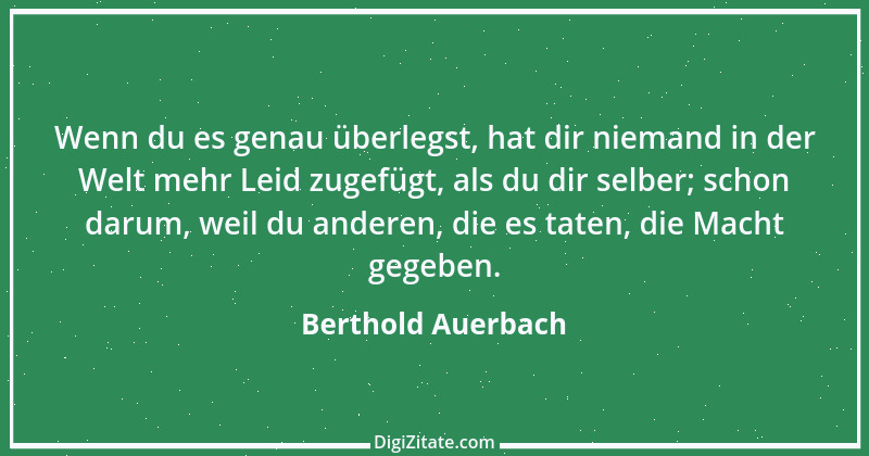 Zitat von Berthold Auerbach 167