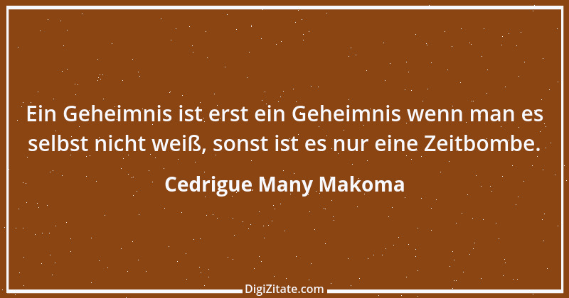 Zitat von Cedrigue Many Makoma 2