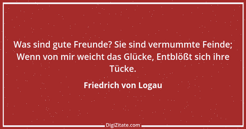 Zitat von Friedrich von Logau 77