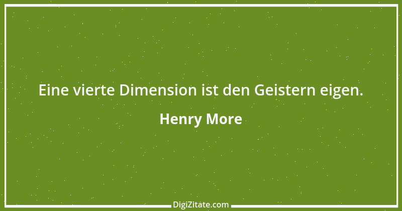 Zitat von Henry More 2