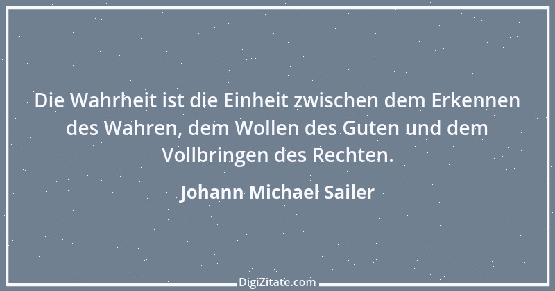 Zitat von Johann Michael Sailer 43