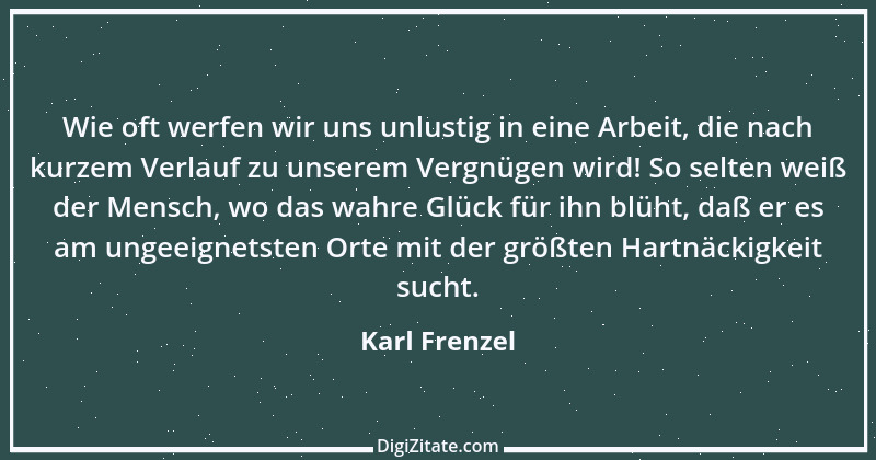 Zitat von Karl Frenzel 7