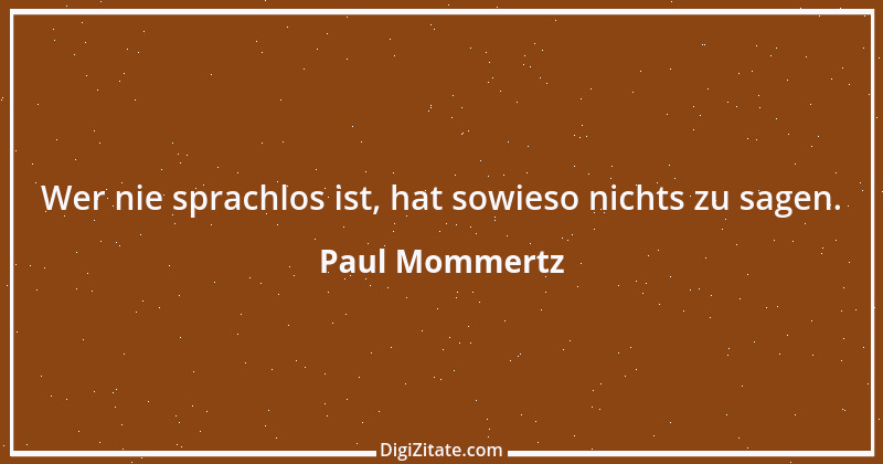 Zitat von Paul Mommertz 45