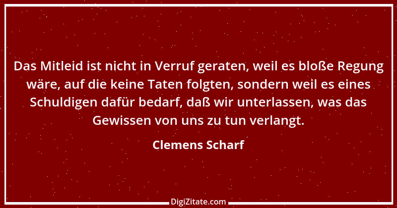 Zitat von Clemens Scharf 6