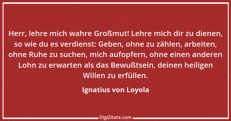 Zitat von Ignatius von Loyola 32