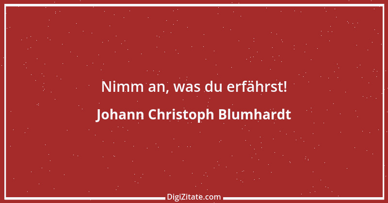 Zitat von Johann Christoph Blumhardt 19