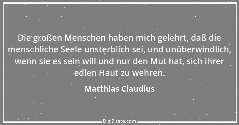 Zitat von Matthias Claudius 22