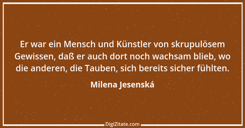 Zitat von Milena Jesenská 1