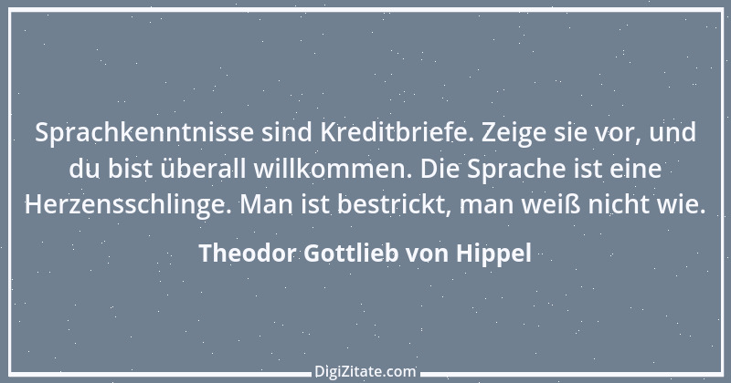 Zitat von Theodor Gottlieb von Hippel 119