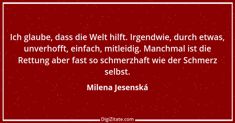 Zitat von Milena Jesenská 2