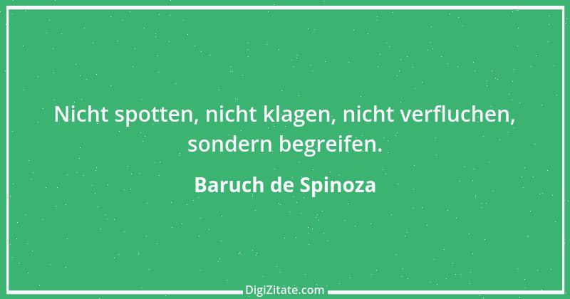 Zitat von Baruch de Spinoza 101