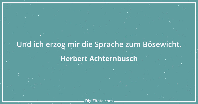 Zitat von Herbert Achternbusch 1