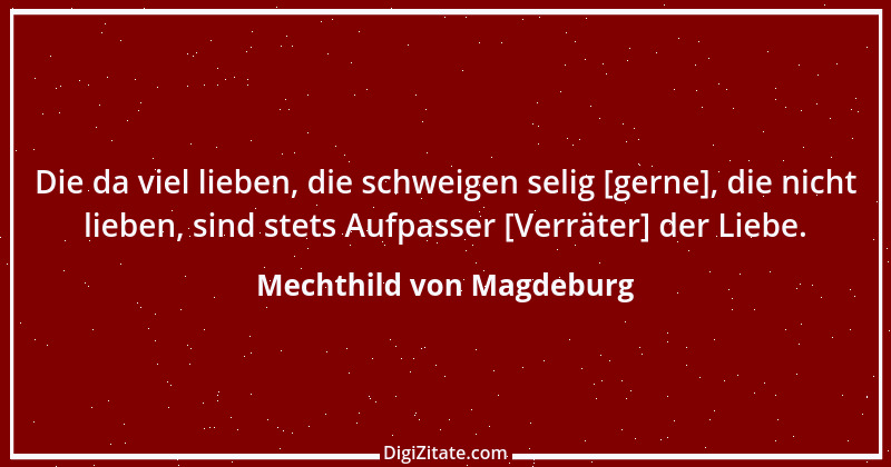 Zitat von Mechthild von Magdeburg 1