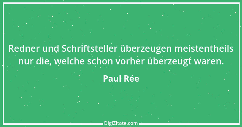 Zitat von Paul Rée 3