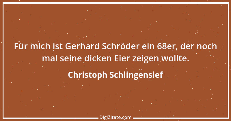 Zitat von Christoph Schlingensief 8