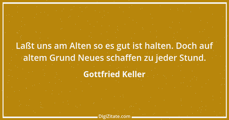 Zitat von Gottfried Keller 33