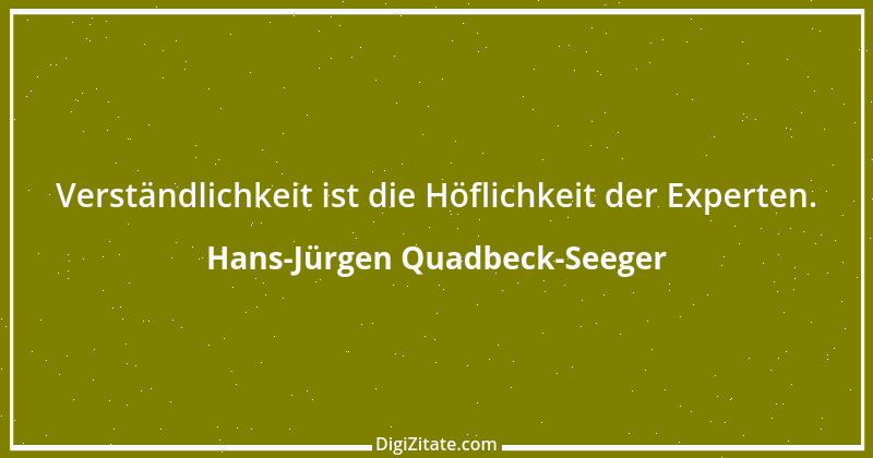 Zitat von Hans-Jürgen Quadbeck-Seeger 414