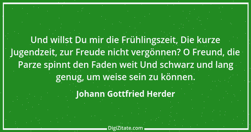 Zitat von Johann Gottfried Herder 100