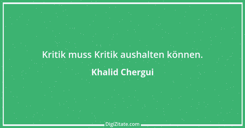 Zitat von Khalid Chergui 14