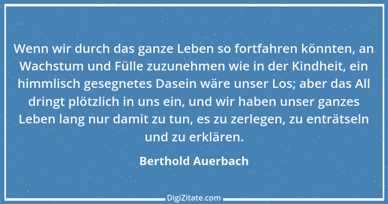 Zitat von Berthold Auerbach 171