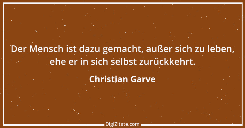 Zitat von Christian Garve 18