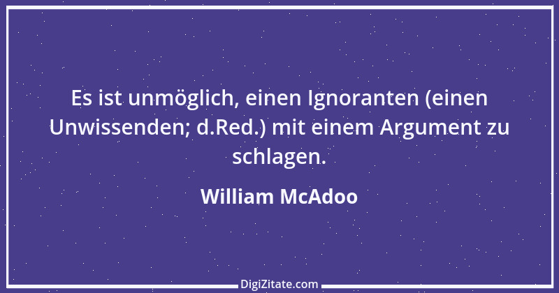 Zitat von William McAdoo 1