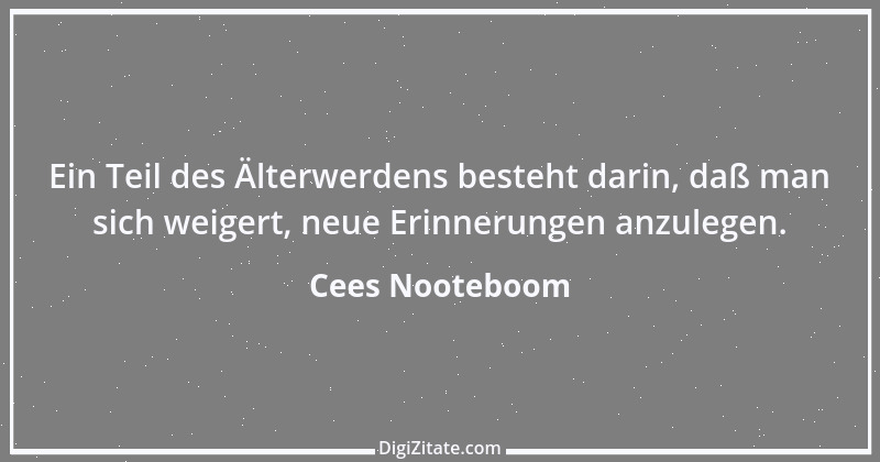 Zitat von Cees Nooteboom 1