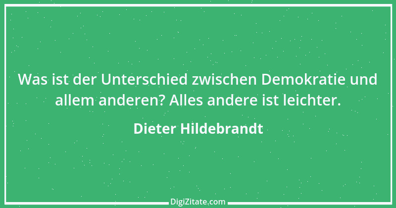 Zitat von Dieter Hildebrandt 4