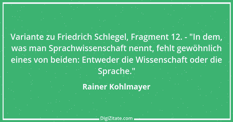 Zitat von Rainer Kohlmayer 167